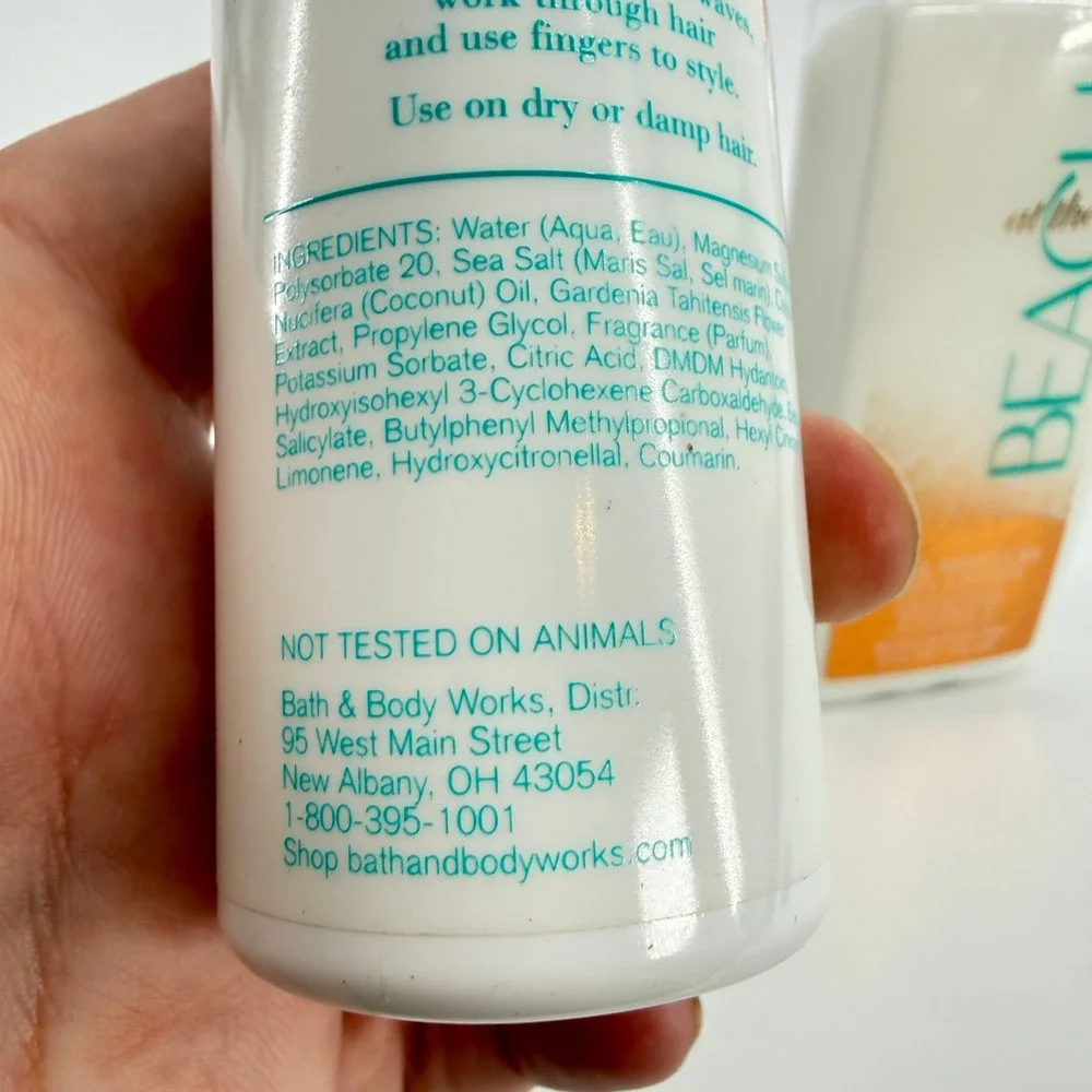 Bath & Body Works Lotion & Hair Mist Women OS White At The Beach Set - Picture 12 of 15